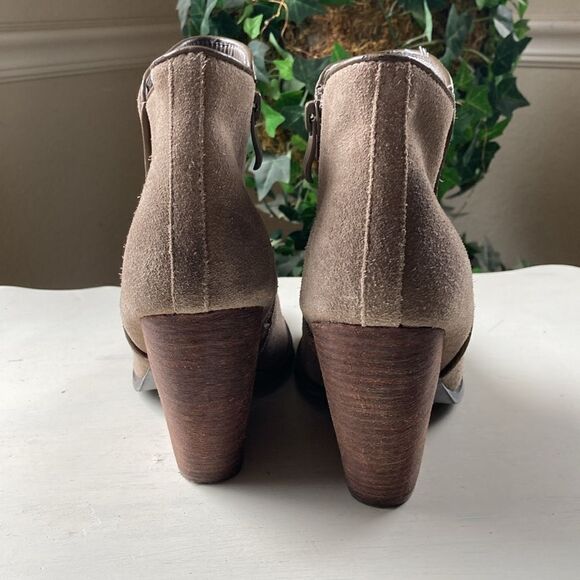 Very Volatile Los Angeles Leather Suede Ankle Boots Women’s 10 - Picture 9 of 14